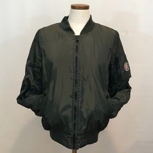 Maidden Girl Puffy Bomber Jacket